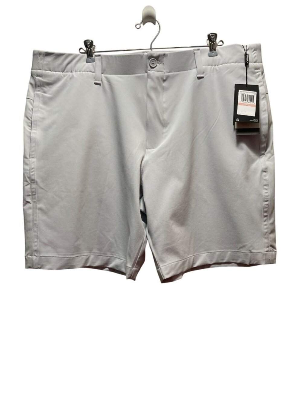 Under Armour Shorts Mens 40 Gray 9in Inseam Flat Front Chino Casual Summer